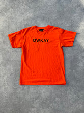 Load image into Gallery viewer, SAMPLE ONE-OFF KIDS T-SHIRT ORANGE (SLIGHT DEFECT) AGE 12-14
