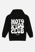 Load image into Gallery viewer, KIDS HOODIE MOTO KIDS CLUB - BLACK