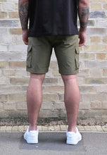 Load image into Gallery viewer, CARGO SHORTS - OLIVE