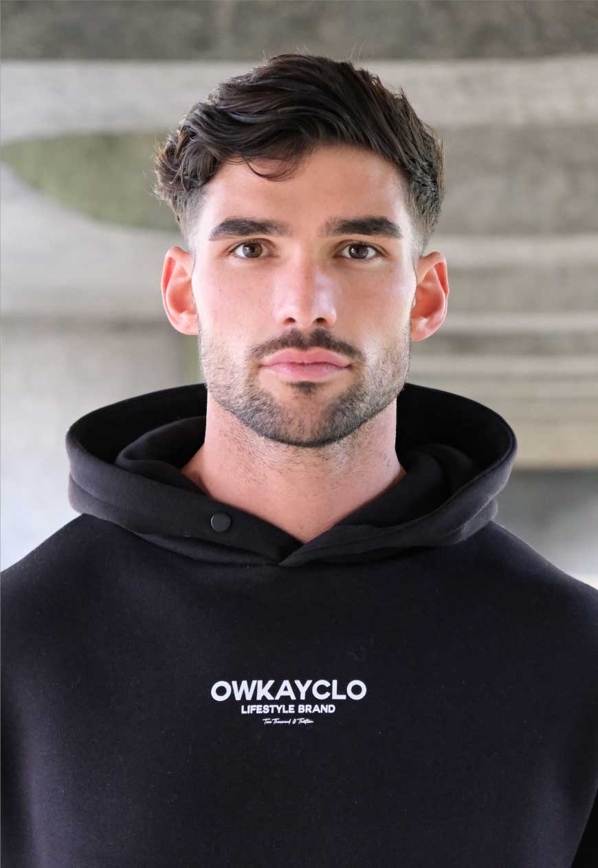HOODIE BRAND - BLACK