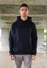 Load image into Gallery viewer, HOODIE EMBOSSED - BLACK