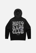 Load image into Gallery viewer, RELAXED HOODIE MOTO DADS CLUB - BLACK