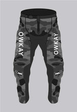 Load image into Gallery viewer, MOTO PANTS - GREY CAMO (IN STOCK)
