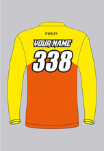 Load image into Gallery viewer, MOTO JERSEY - FLO YELLOW & ORANGE (PRE-ORDER)