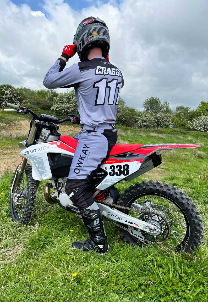 MOTO PANTS - GREY (PRE-ORDER)