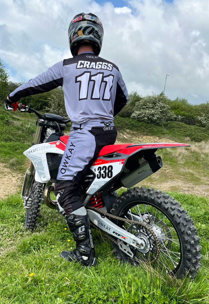 MOTO PANTS - GREY (PRE-ORDER)