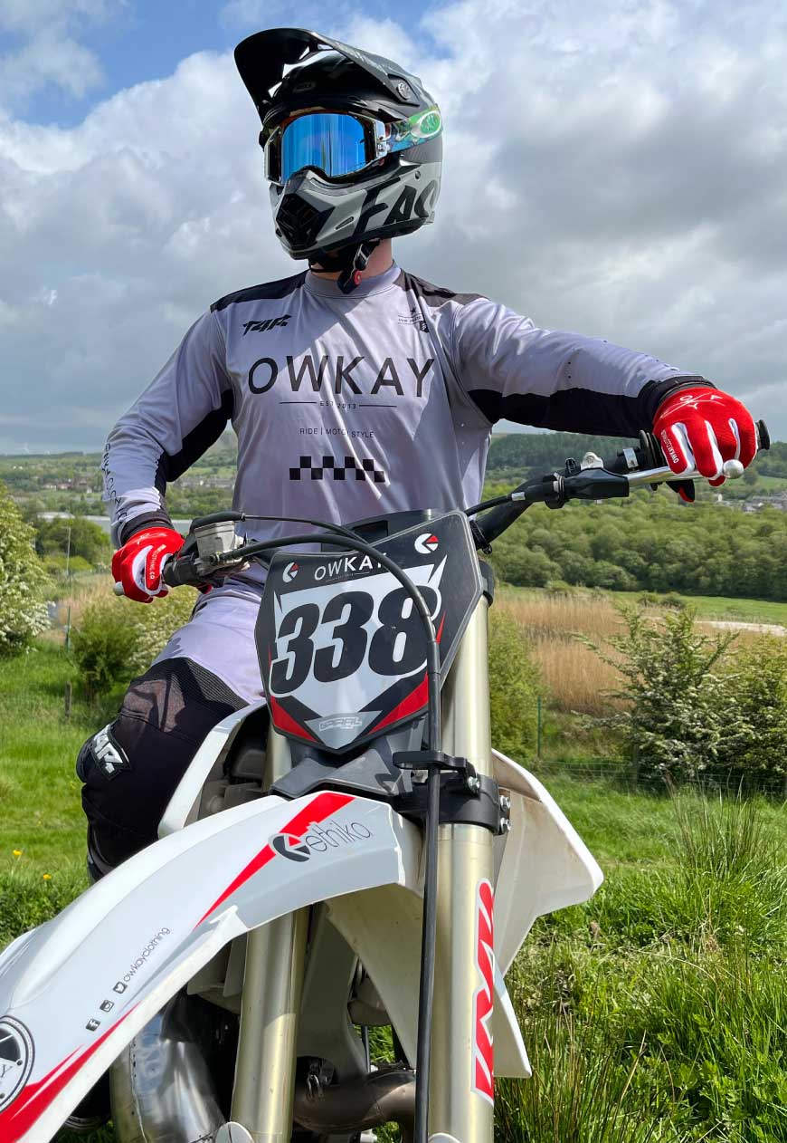 MOTO JERSEY - GREY (PRE-ORDER)