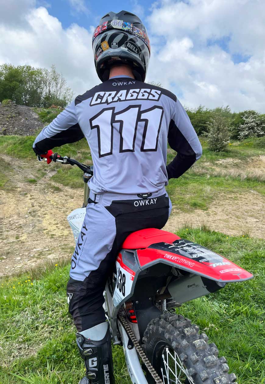 MOTO JERSEY - GREY (PRE-ORDER)