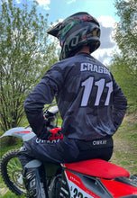 Load image into Gallery viewer, MOTO PANTS - GREY CAMO (IN STOCK)