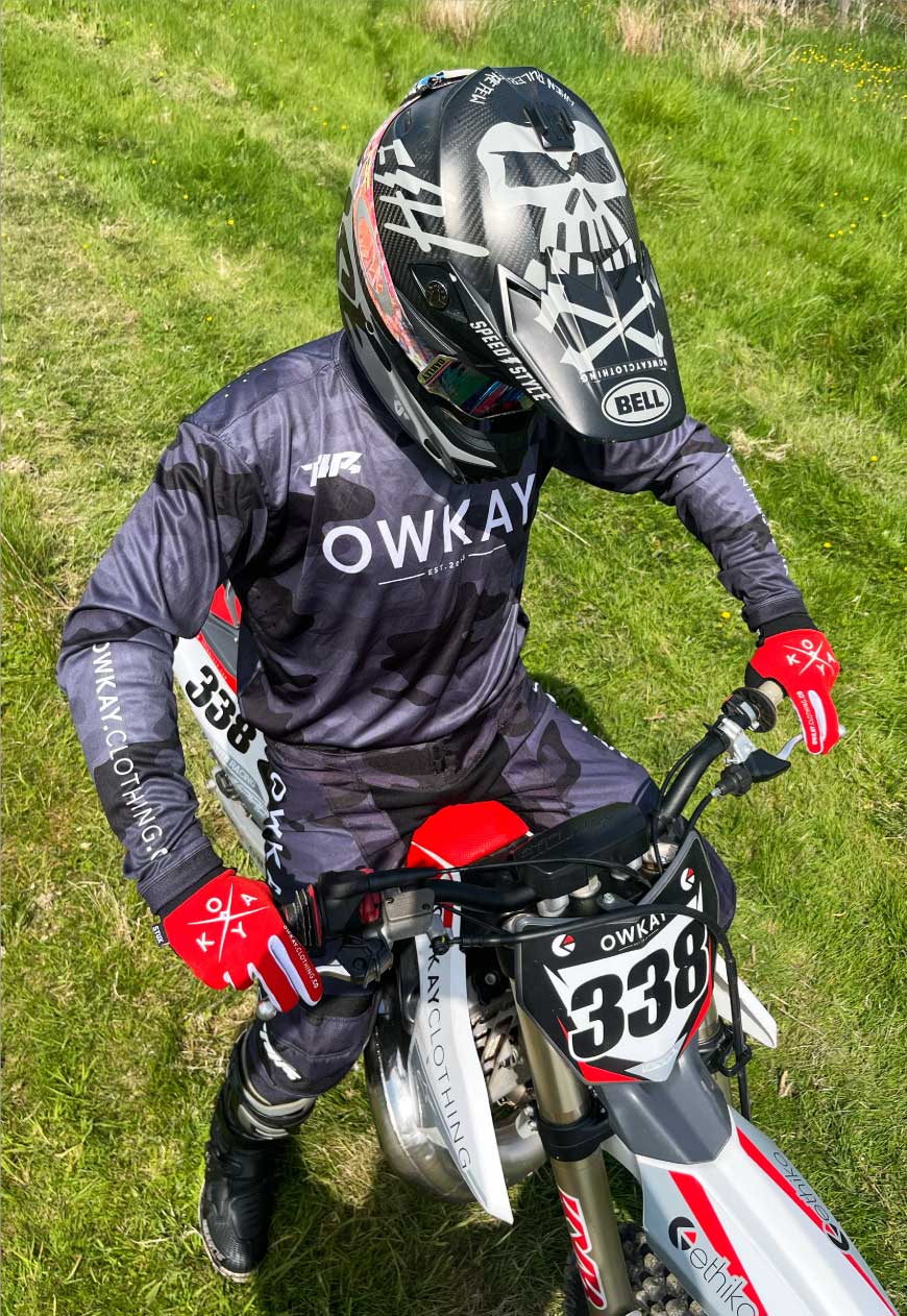 MOTO JERSEY - GREY CAMO (PRE-ORDER)