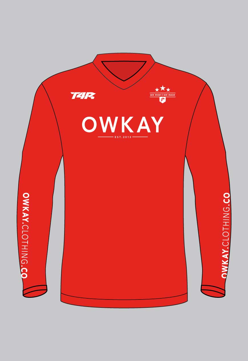 MOTO JERSEY - RED (PRE-ORDER)