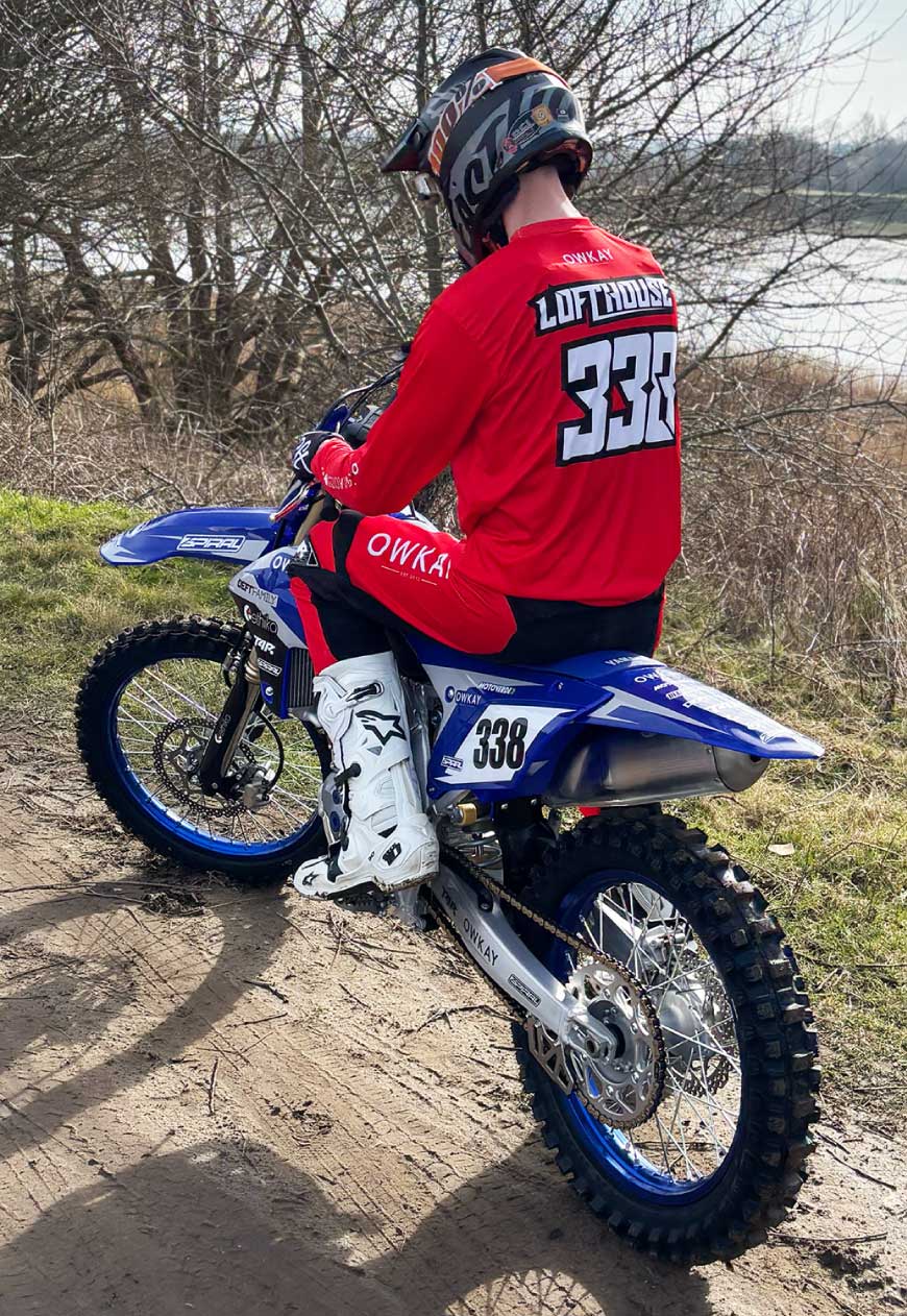 MOTO PANTS - RED (PRE-ORDER)