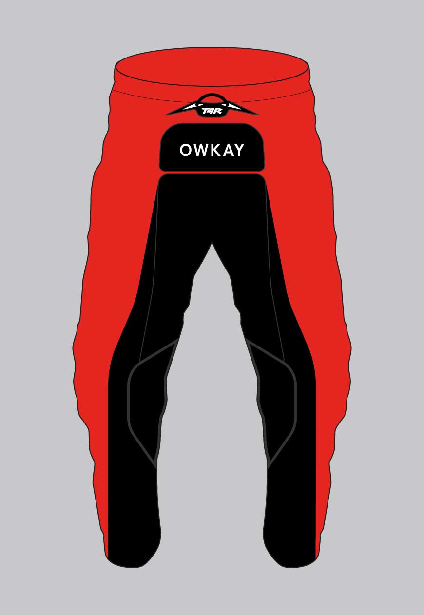 MOTO PANTS - RED (PRE-ORDER)