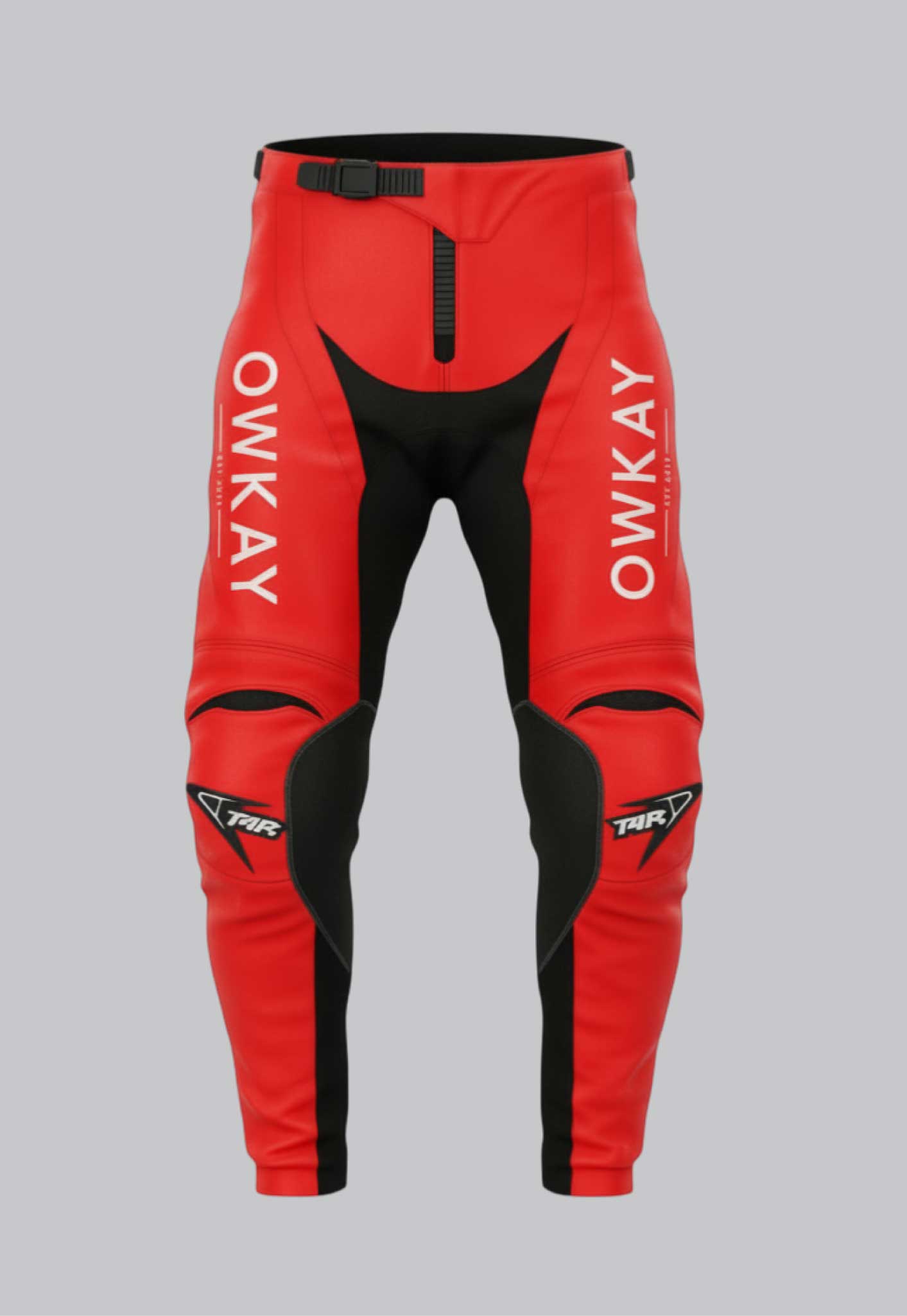 MOTO PANTS - RED (PRE-ORDER)