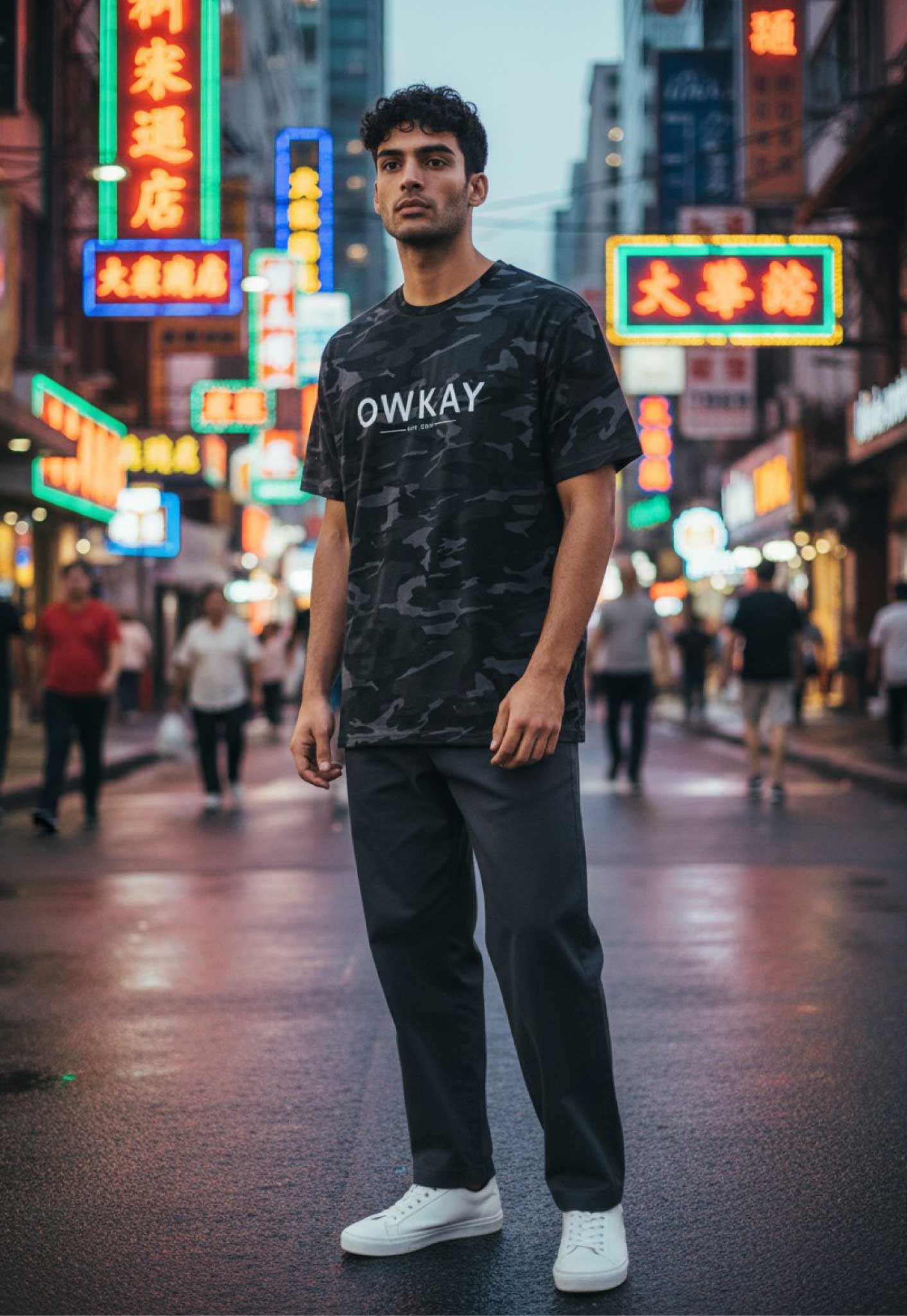 T-SHIRT ORIGINAL - BLACK CAMO