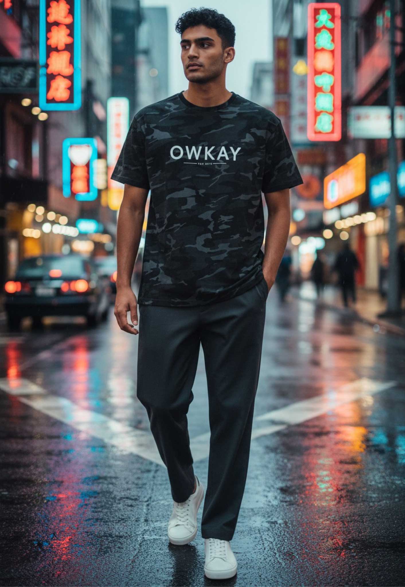 T-SHIRT ORIGINAL - BLACK CAMO