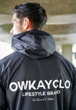 Load image into Gallery viewer, RAIN JACKET BRAND - BLACK
