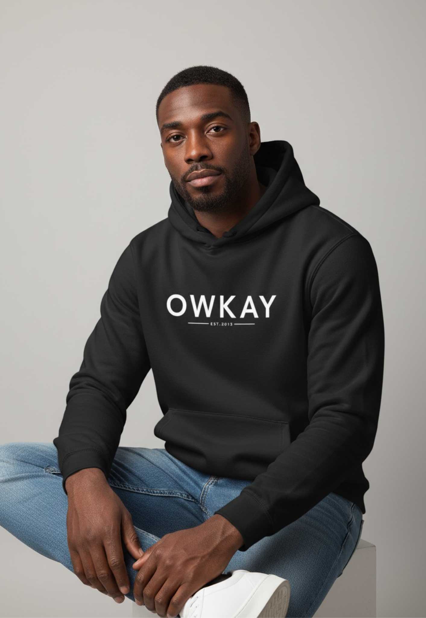RELAXED HOODIE ORIGINAL - BLACK