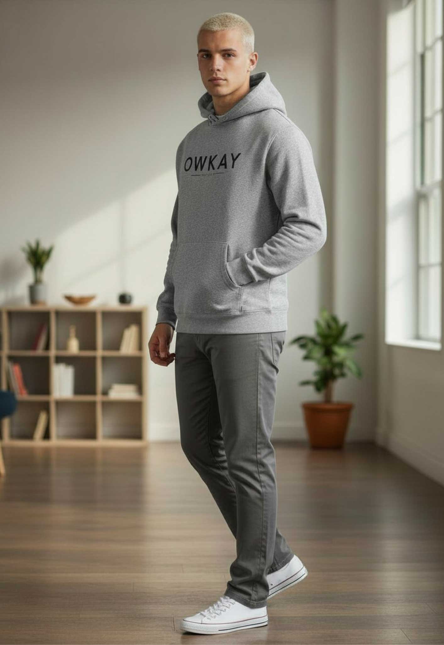 RELAXED HOODIE ORIGINAL - GREY
