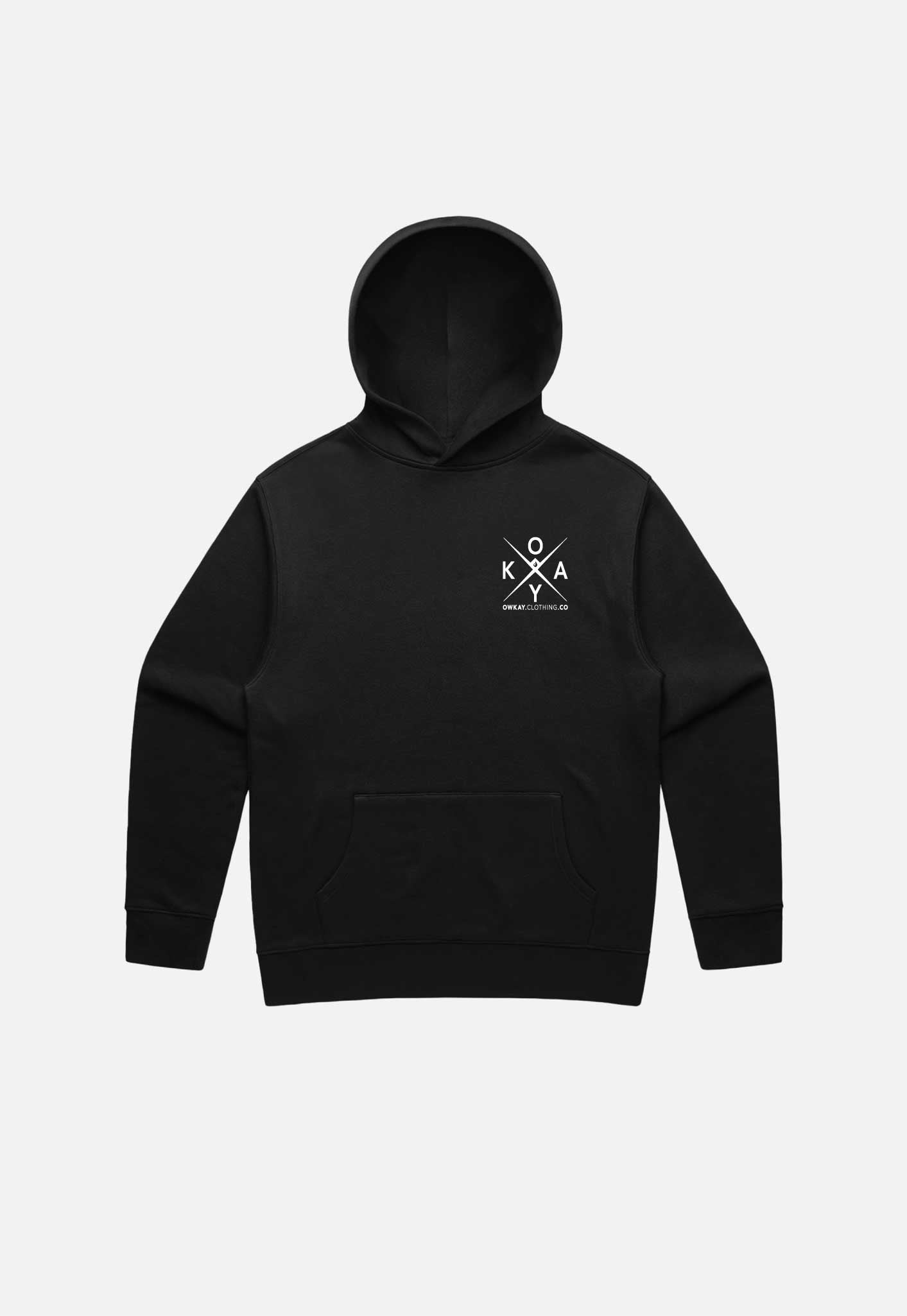 HOODIE OWKAYCLOTHINGCO - BLACK