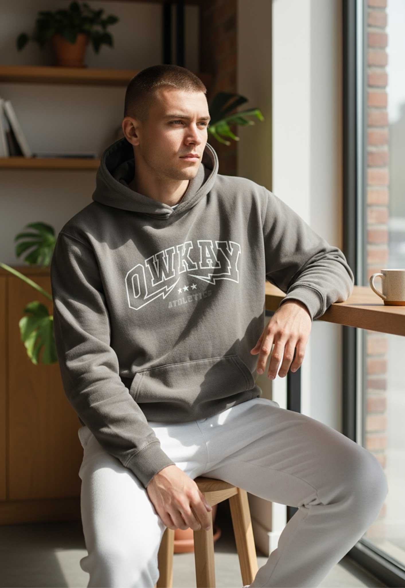 HOODIE VAULT - FADED GREY