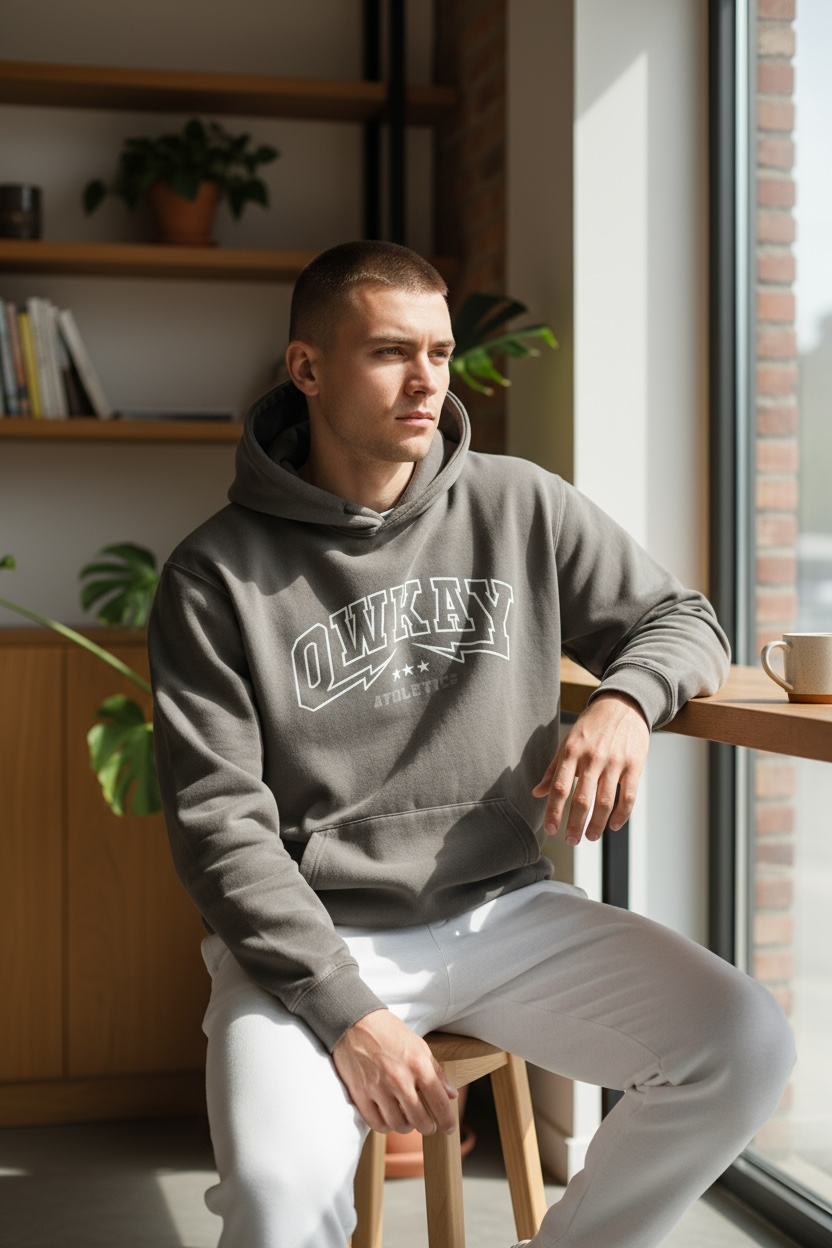 RELAXED HOODIE VAULT - FADED GREY