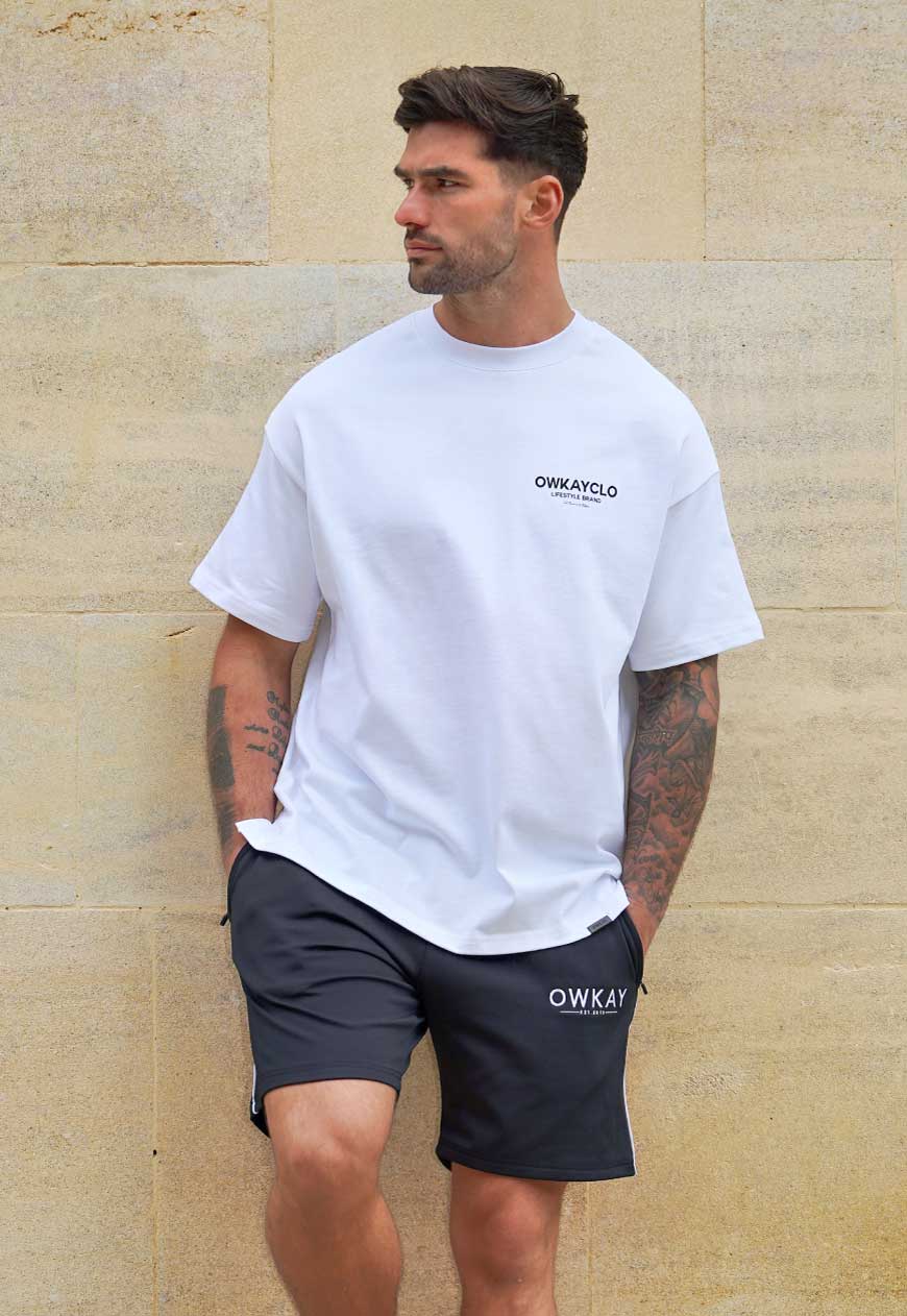 SWEATSHORTS POLY - BLACK