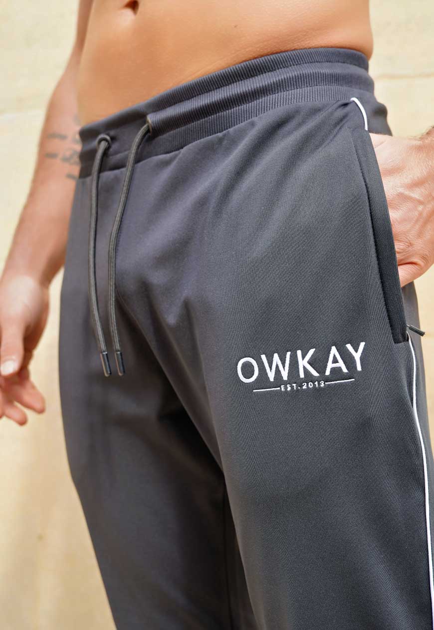 SWEATPANTS POLY - BLACK