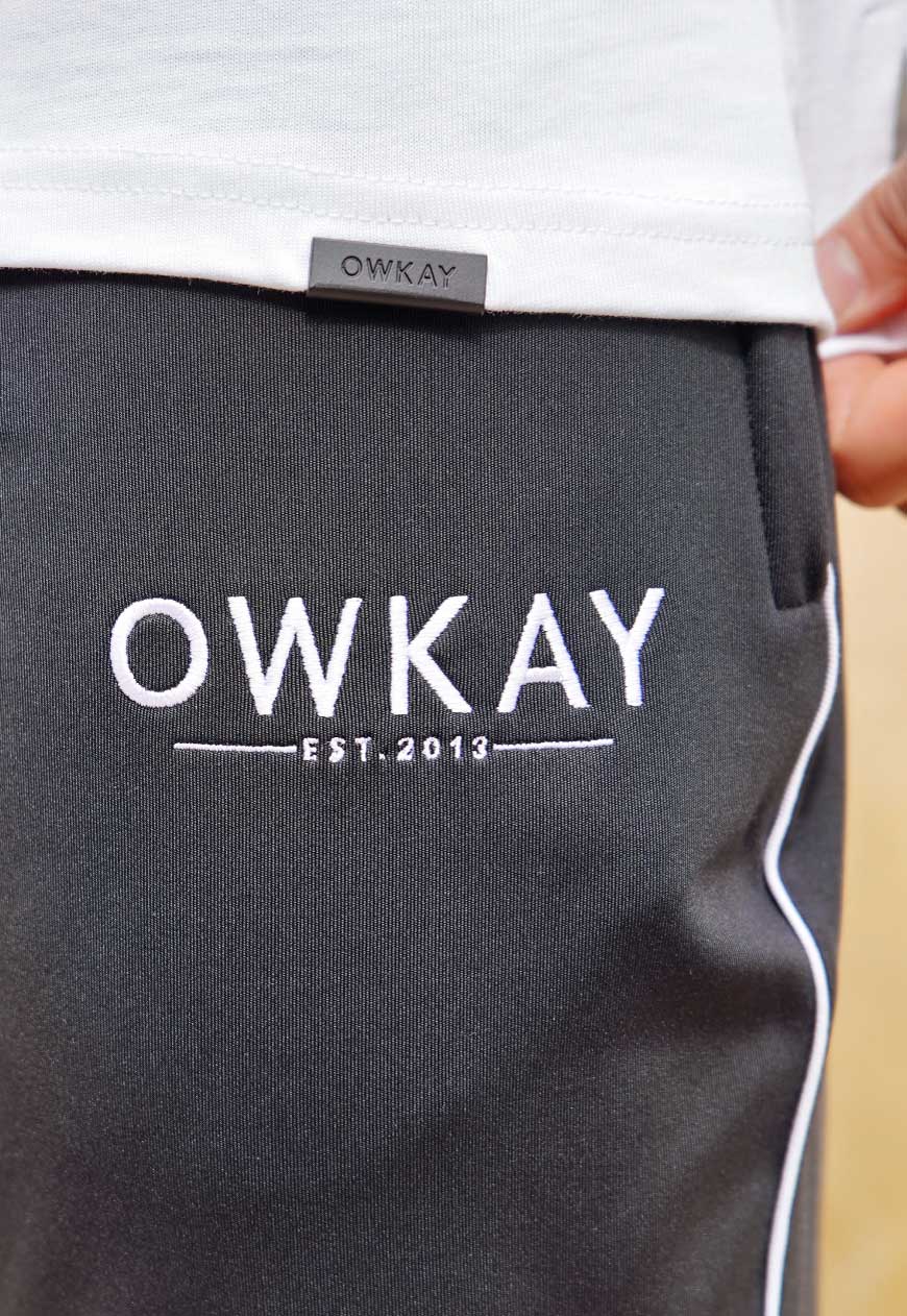 SWEATPANTS POLY - BLACK