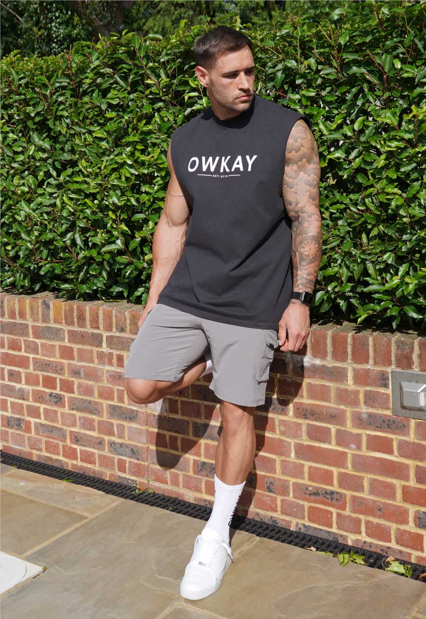 RELAXED TANK ORIGINAL - FADED BLACK