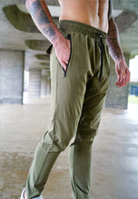 Load image into Gallery viewer, TRACK PANTS - OLIVE