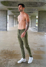 Load image into Gallery viewer, TRACK PANTS - OLIVE