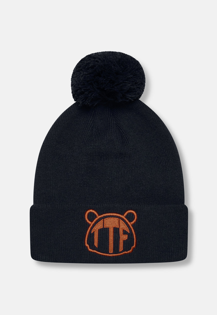 KIDS BOBBLE HAT TEAM TED NAVY