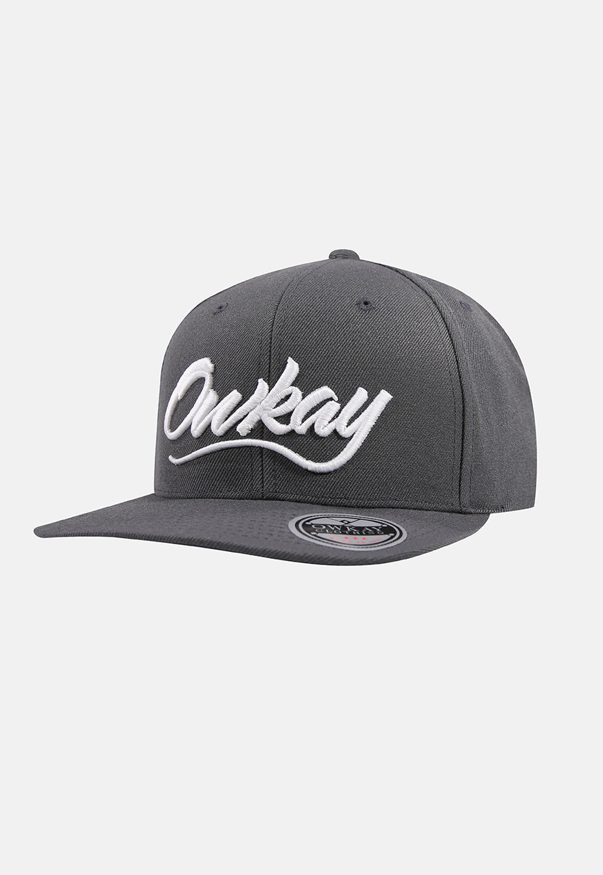 SNAPBACK HAT DARK GREY