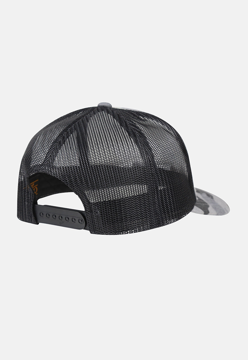 TRUCKER HAT CAMO GREY