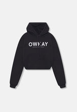 Load image into Gallery viewer, CROPPED HOODIE - BLACK