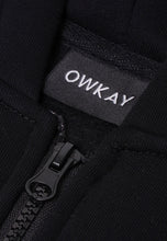 Load image into Gallery viewer, ZIP UP HOODIE - BLACK