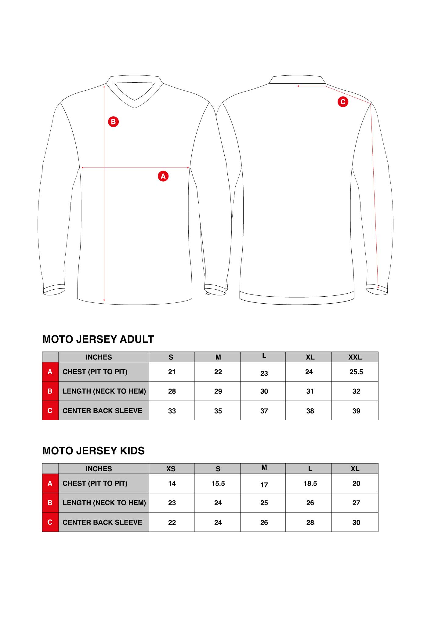 MOTO JERSEY - GREY (PRE-ORDER)