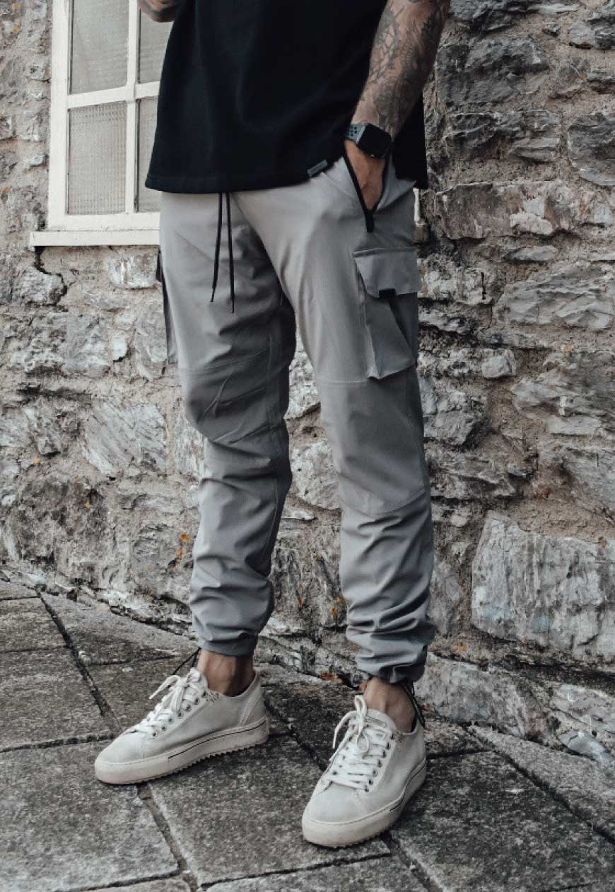 CARGO PANTS - GREY
