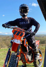 Load image into Gallery viewer, MOTO PANTS - BLACK & GREY (PRE-ORDER)