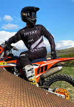 Load image into Gallery viewer, MOTO PANTS - BLACK & GREY (PRE-ORDER)