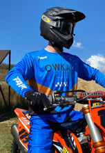 Load image into Gallery viewer, MOTO JERSEY - BLUE &amp; BLACK (PRE-ORDER)
