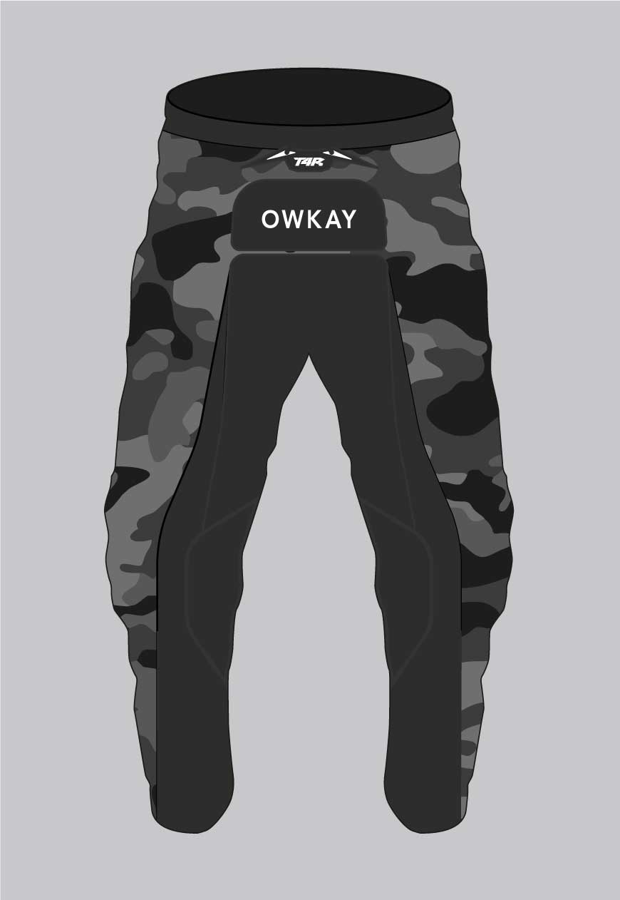 MOTO PANTS - GREY CAMO (PRE-ORDER)