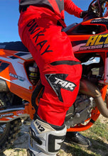 Load image into Gallery viewer, MOTO PANTS - RED & BLACK (PRE-ORDER)