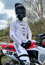 Load image into Gallery viewer, MOTO PANTS - WHITE (PRE-ORDER)