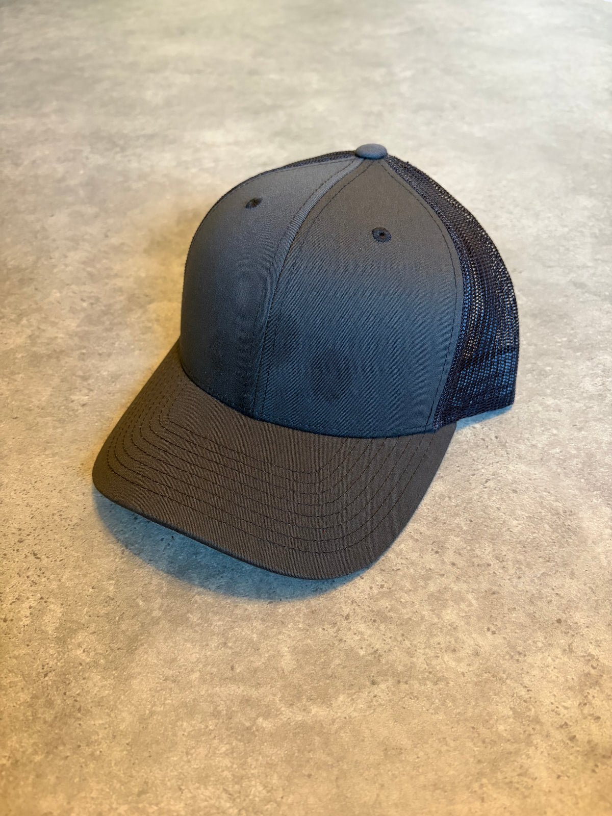SAMPLE 64- TRUCKER HAT STAINED