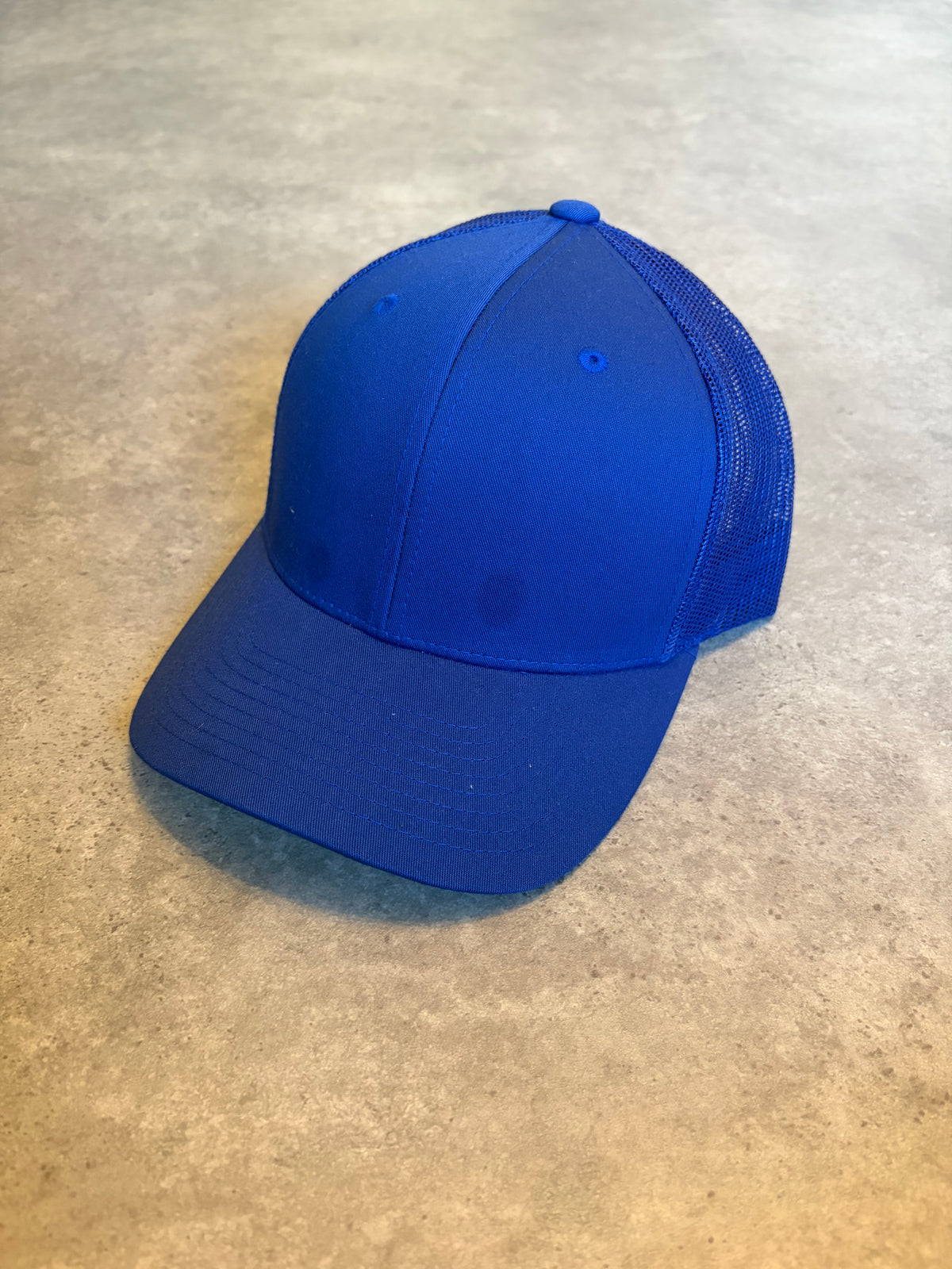 SAMPLE 63- TRUCKER HAT STAINED
