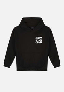 KIDS HOODIE MOTO KIDS CLUB - BLACK