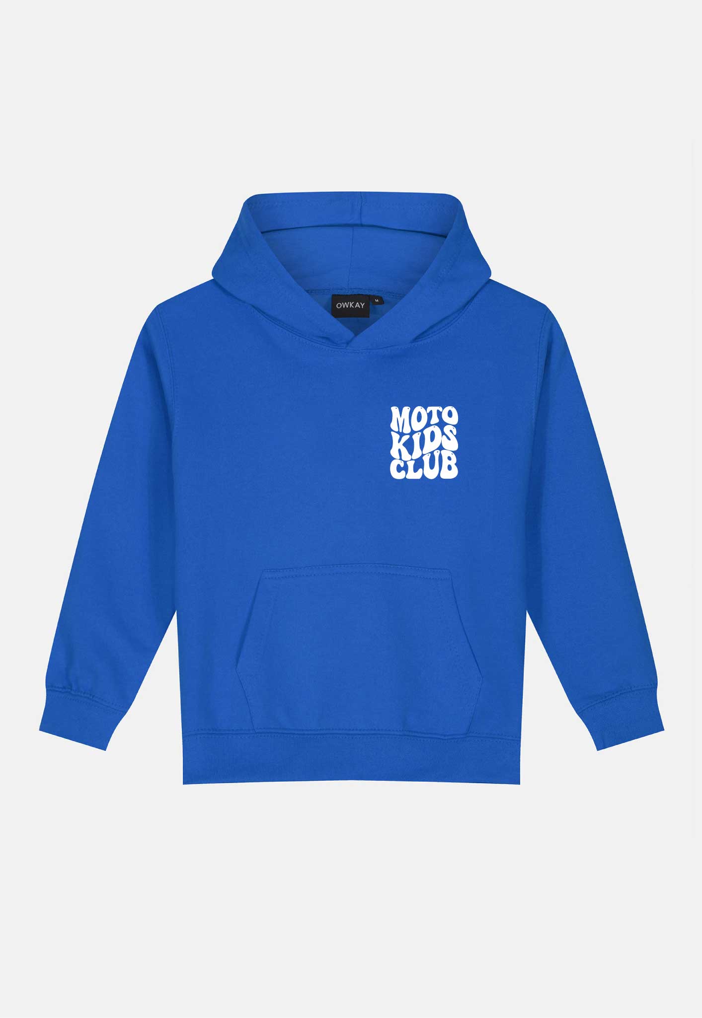 KIDS HOODIE MOTO KIDS CLUB - BLUE