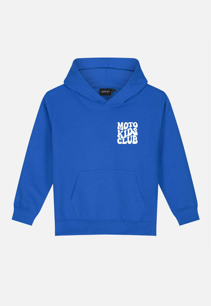 KIDS HOODIE MOTO KIDS CLUB - BLUE